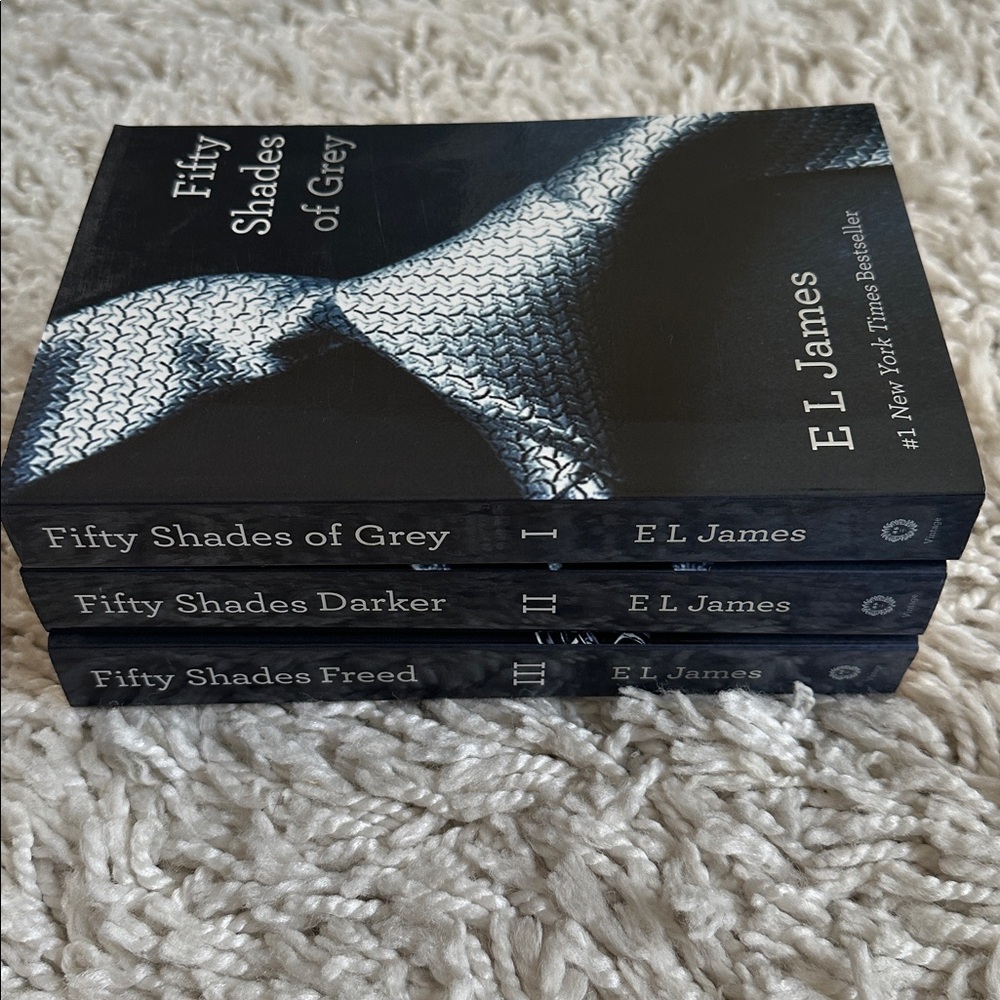 Fifty Shades of Gray Books Set of 3 by EL James